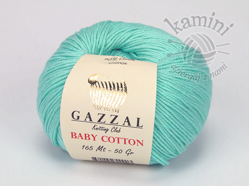 Baby Cotton 3452 jasny turkus