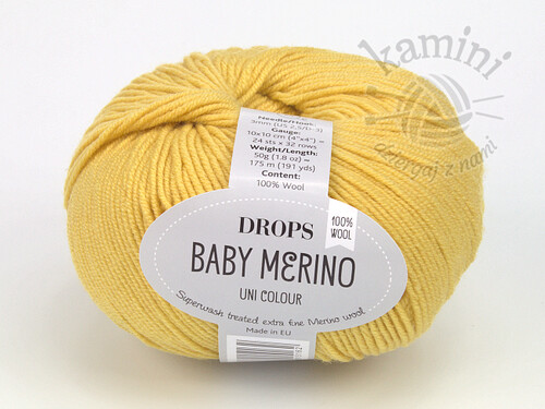 Baby Merino 45 żółty
