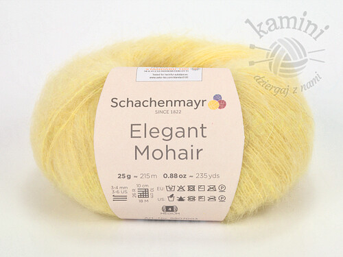 Elegant Mohair 021 blady żółty